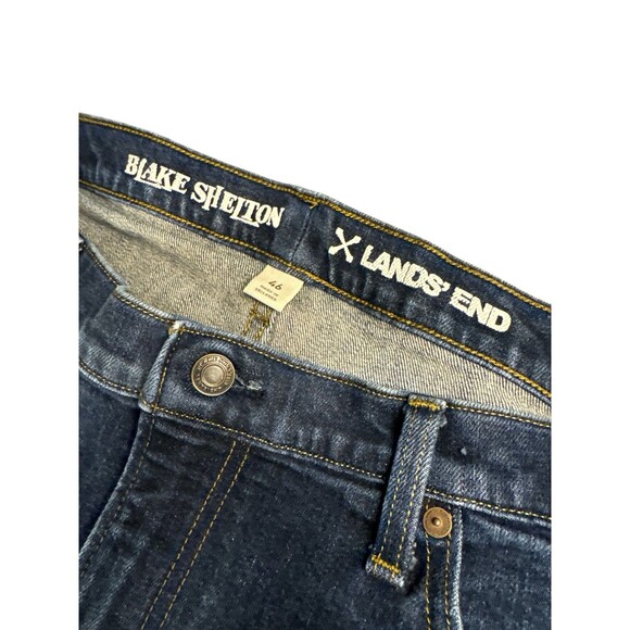 Blake Shelton X Lands’ End On Stage Men’s Jeans Stretch Denim Classic Size 46 - Picture 2 of 8